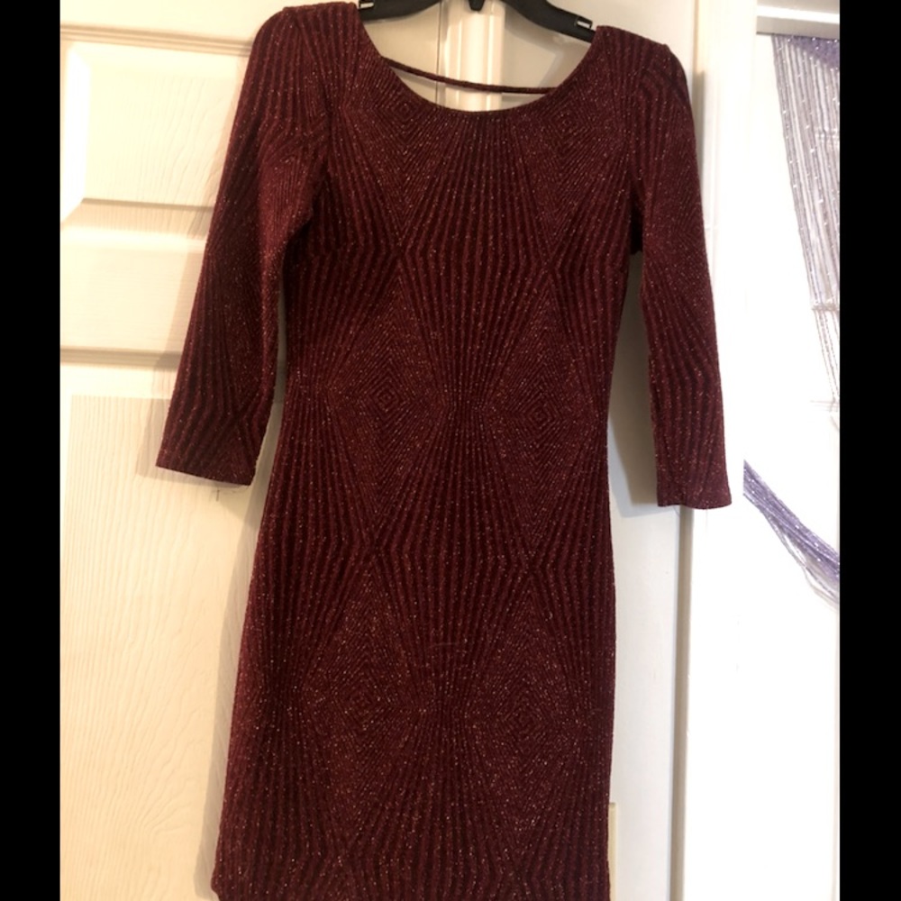 Maroon Dress